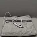 WIMIRIL Electric Foot Warmer with Dual-Sided Heating Elements, Washable Feet Heating Pad Under Desk/in Bed, 20” x 20” Foot Heater Timer Temperature Settings for Abdomen Feet Back in Home Office