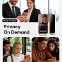 2 Pack for iPhone 17 Privacy Screen Protector Tempered Glass:9H+ Durable, Auto Positioning, Bubble Free, High Definition, Easy Installation