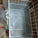 Retrospec Apollo Detachable Front Bike Basket Steel Half-Mesh with Integrated Detachable Hooks and Built-In Handle, Easy Assembly and Portability for Bicycles