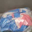 DeHasion 2 Packs Inflatable Animal Costume Halloween Costume Christmas Blow-Up Costume for Adult/Christmas/Birthday Party (Blue/Pink Shark)