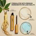 Eyelash Growth Serum: Lash Enhancer for Thicker, Longer, Fuller Lashes with Natural Volume, Strength & Nourishment  Advanced Formula (3mL)