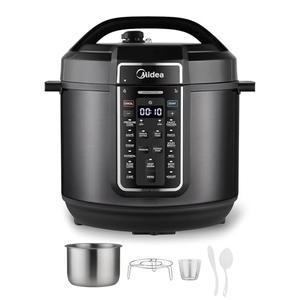 Midea 12-in-1 Electric Pressure Cooker, 8 Quarts, 12 Presets, Multi-Functional Programmable Slow Cooker, Rice Cooker, Steamer, Sauté Pan, Yogurt Maker, and More, Stainless Steel