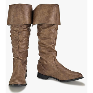 DUNHAO COS Medieval Male and Female Renaissance Pull On Mid Calf Gothic Boots Flat Jazz Boots Renaissance Boot
Size 13