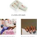 Maryton Mini Nail Buffer Blocks, Disposable Nail Shine Buffers Kit - Green Side for Buffing, White Side for Shinning, 36 Count