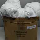 EASELAND Queen Size Mattress Pad Pillow Top Mattress Cover Quilted Fitted Mattress Protector Cotton Top Stretches up 8-21" Deep Pocket Cooling Mattress Topper (60x80 inch, White)