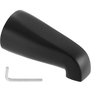 uxcell Tub Spout, Bath Slip-On Tub Spout Zinc Alloy Bathtub Faucet with Hexagonal Wrench without Diverter for 1/2 Inch Water Tube for Bathroom Kitchen, Black
