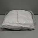 28x28 Inch Gold Goose Down and Feather Throw Pillow Inserts-1 Pack, White, Super Soft Cover, Double Layer Down Proof Design, High Filling Weight.