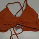 ZAFUL Twist High Waisted Bikini for Women Cross Lace Up Bathing Suit Ruched Bikini Swimsuits Tummy Control Swimwears (Small, Z-Tribal-Orange)