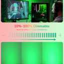 EDISHINE Christmas Decorations PAR38 Red & Green LED Flood Light Bulbs Outdoor, Dimmable LED Light Bulb, 18W(120W Equivalent), Outdoor Weatherproof Light Bulb for Christmas, E26 Base, 4 Pack