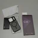 Magnetic 3 in 1 for iPhone 17 Pro Case, [Omni-Directional Protection] with 1x Screen Protector + 1x Camera Cover, [Seamless Work with Magsafe] Shockproof Slim Thin Matte Case for iPhone 17 Pro Black