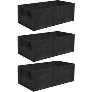 3 Pack Plant Grow Bags,Breathable Fabric Raised Garden Bed,36L/9.5 Gallon 400GSM Heavy Duty Growing Pots for Vegetable,Flowers,Fruit/Flower Planter Containers with Handles