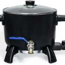 Wax Melter for Candle Making, 6Qts Candle Wax Melting Pot with Spout for Soy Wax Soap Base Easy Pour & Non-Stick & Temps