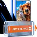 TORRAS Uncrackable for Samsung Galaxy S26 Ultra Privacy Screen Protector [Top 25 Anti Spy] [9H+ Aerospace Tempered Glass] 12Ft Military-Grade Shatterproof Screen Protector S 26 Ultra 6.9" 2-Pack