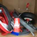 Radio Flyer Ultimate All-Terrain Stroll 'N Trike, Ages 1-5, Convertible 4-in-1 Tricycle, All-Terrain Tires, Parent Push Handle, UV Canopy, Accessories, Safety Harness, Stroller Tricycle for Toddlers