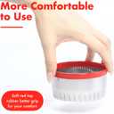 3Pcs Large Biscuit Cutter 3", 4", 5", Fluted Round Cookie Cutters for Baking, Sandwiches Cutter, Scone Cutter, Coated with Soft PVC for Protection