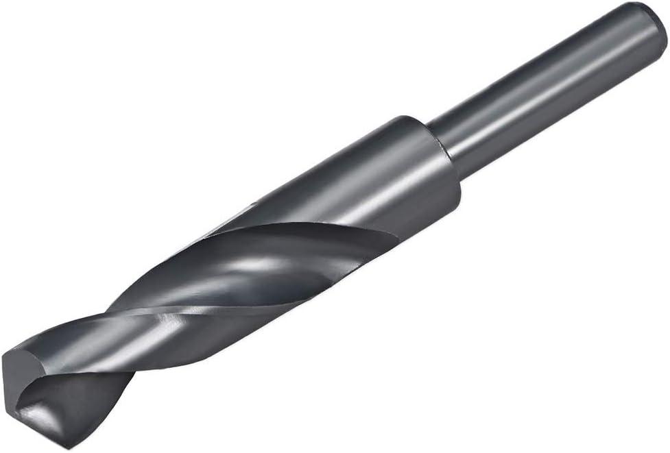 20.5mm Reduced Shank Drill Bit, 1/2 Shank High Speed Steel Twist Drill Bit HSS 9341 for Aluminum Plate Copper Wood Stainless Steel