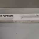Reinforced 96" Extra Wide Retractable Baby Gate Extra Long Dog Gate, White