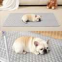 Crate Pads for Dog Cages Soft Tricot Kennel Pad Anti-Slip Dog Bed Mat for Crates Durable Washable All Season Pet Beds Grey 24180.2inch