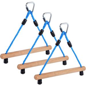 Ninja Monkey Bars, Monkey Bars for Kids, Monkey Bars, Swing Accessory Sets, Obstacle Course Trapeze Bars for Outside Training Equipment (3pcs)