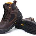 MWORK 6" Safety Work Boots For Men Water Resistant Composite Toe Puncture Resistant EH Non Slip No Metal ASTM F2413-18 Comfortable&Durable MW9276, Size 11