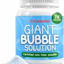 Giant Bubble Solution - Bubble Wands, Bubbles for Kids, Kids Bubbles Mix Powder Makes 896 OZ (7 Gallons) - The Original Solution Mix | 100% Kid Safe