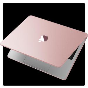 Compatible with MacBook Air 13.6 inch Case M4 M3 M2 2025 2024-2022 Release [100% Match Official Color] [Ultra Thin Armor] Protective Hard Shell Matte Cover A3240 A3113 A2681 (Rose Pink)