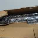 Tension Curtain Rod 51-165In(4.25-13.75Ft), Extra Long Outdoor Curtain Rod No Drilling for Window or Bathroom Patio, Adjustable Spring Shower Rod, Easy to Install Never Rust, Rod Diameter 1.26In-Black