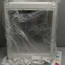 Clear Acrylic Dog Playpen Indoor, Puppy Cat Small Pet Play Pen, Pet Cat Playpen for Rabbits, Dog Fence Crate Kennel Whelping Cage (White, 10 Panel)