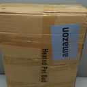 Large Heated Dog Bed 40x27x2 in,Equipped with MET/UL Dual Certified Heating Pad and Intelligent Controller,Thickened Memory Sponge+100% Plush Heated Pet Bed,Indoor Puppy Bed with Side Pillows (Green)