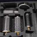 8 in 1 Hair Styler & Hair Dryer Brush Set, High-Speed Negative Ionic Foldable Hair Dryer Fast Drying, Multi Professional Hot air Styler for Curling Volumizing Straightening Styling(Grey) (ONLI BRUSH)