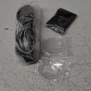 Namsan Clear Dog Goggles Medium Breed, with Black Replaceable Lenses, Interchangeable Doggie Sunglasses for Small to Medium Dogs, Summer UV Dog Eye Protection, Adjustable Doggy Snow Goggles