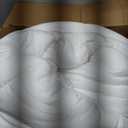 Niagara Sleep Solution Cloud-Like Queen Mattress Topper - 100% Cotton Top Mattress Pad for Back Pain Relief - Breathable & Naturally Cooling for Hot Sleepers, White