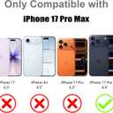 MOWIME Compatible with iPhone 17 Pro Max Case with Finger Strap, White Cheetah Leopard Print Pattern for Women Girls, Slim Shockproof 2 in 1 Silicone TPU Case for iPhone 17 Pro Max 6.9 Inch