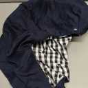 Pet Dog Sling Carrier for 3-10 lbs pet,Dog Purse Pouch,Dog Satchel,Reversible unadjustable Strap Travel Hand-Free Safe Bag Small Puppy Backpack (Dark Blue)