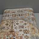 zesthome Washable Runner Rug 2.5x10 - Stain Resistant Entryway Rug, Ultra-Thin Kitchen Rugs, Anti Slip Backing Runner Rugs for Entrance Laundry Room Indoor Hallway (Orange,2.5'x10')