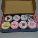 7 Pack Cake Butter Slime Kits, Soft and Non-Sticky Slime Kit Party Favors for Girls And Boys