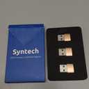 Syntech USB C Female to USB A Male Adapter 3 Pack, Type C Charger Cable Power Adapter Compatible with iPad Air 7, iPhone 17/16/15/14 Pro Max, Apple Watch Series 10/9, Samsung Galaxy S20 etc, Rose Gold