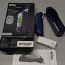 Braun ThermoScan 7+ Connect Digital Ear Thermometer - Family Care App Compatible, Age Precision Technology, Color-Coded Display, No. 1 Brand Recommended by Pediatricians (Black/Blue/Grey)