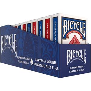 Bicycle Standard Rider Back Playing Cards, Poker Size, 12 Pack, Classic Decks of Cards for Poker, Blackjack, Casino Games & Family Game Night