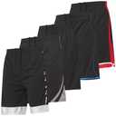 Ultra Performance Mens Basketball Shorts 5 Pack Athletic Gym Short 5XL
