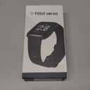 Fitbit Versa Smart Watch, Black/Black Aluminum, One Size (S & L Bands Included)