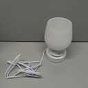 Seealle Touch Table Lamp for Nightstand - Small Bedside Lamp for Bedroom Living Room Night Stands, Desk Lamp with White Glass Shade for Small Spaces, 3 Way Dimmable, LED Bulbs, Gifts