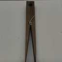 12 Inches Giant Clothespin with Adhesive Jumbo Wooden Clothespins Large Clothes Pin Towel Holder Wooden Clothes Clips Gift for DIY Craft Winter Spring Christmas Farmhouse Nursery Bathroom Laundry Room (Gray)