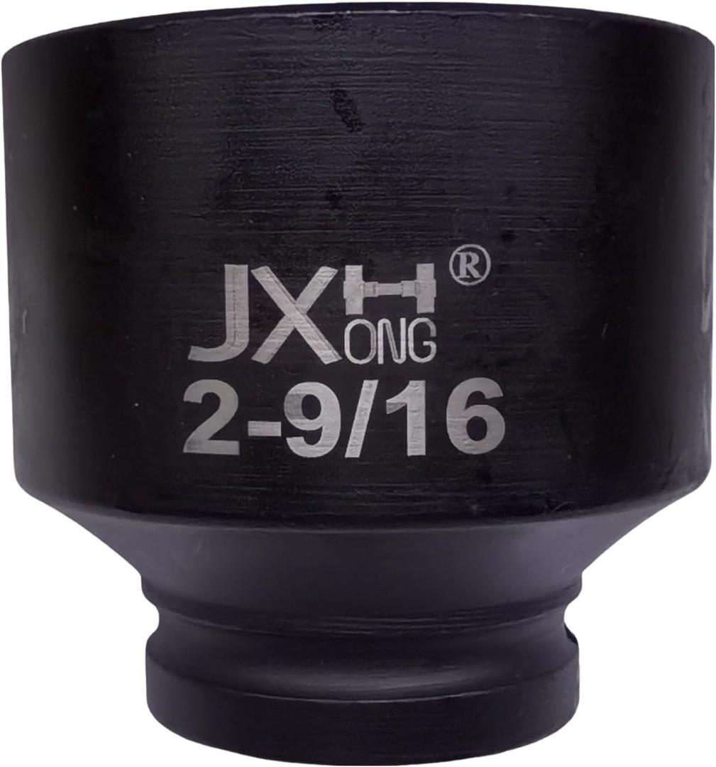 3/4" Drive 2-9/16" Impact Socket, 6-Point, Heat Treated Cr-V Alloy Steel