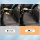 SecosAutoparts Oak Tan Front Driver or Passenger Side Bottom Leather Seat Cover Compatible with Toyota 4Runner 1996 1997 1998 2000 2001 2002