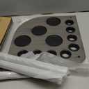 Pool Cue Rack Hold up to 8 Sticks & Billiard Accessories. Floor Stand Pool Cue Stick Holder Made of 100% Solid Hardwood.(GREY)