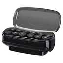 Conair Hot Rollers for Long, Medium & Short Hair, 12 Jumbo 1 ½" Heated Hair Rollers with Clips, Hot Curlers for Women, Volume & Curls, Black