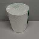 UUJOLY Plastic Small Trash Can Wastebasket, Garbage Container Basket for Bathrooms, Laundry Room, Kitchens, Offices, Kids Rooms, Dorms, (White, 1.8 Gallon)