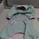 Cat Pajamas for Cats Only, Sticky Hair Cat Clothes, Sphynx Hairless Cats Sweater, Recovery Suit After Surgery, Prevent Lost Hair Kitten Onesie Shirts Costumes Outfits for Pet (BeanGreen)X-Large