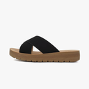 Soda LUCY ~ Women Open Toe Flatform Platform Crisscross Band Upper Fashion Slide Sandals 8.5